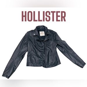 HOLLISTER Vegan Moto Jacket